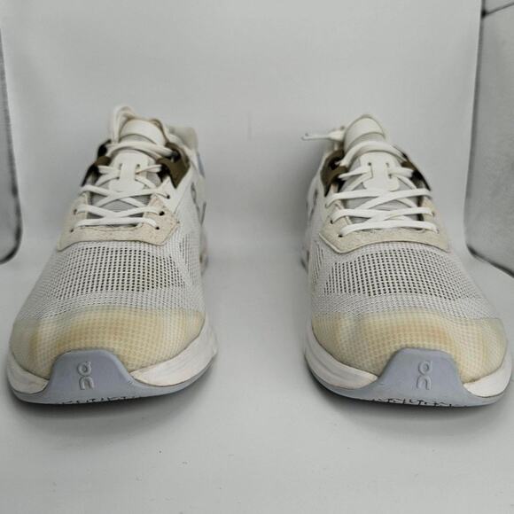 On Running Cloudrift Ivory Heather Womens 10 Olive Green Creme Running Shoes - Picture 2 of 8